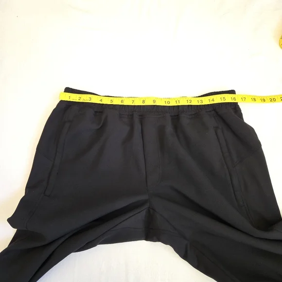 Paskho Namaste Black Travel Pants Wide Leg Elastic Waist XL - Picture 12 of 12